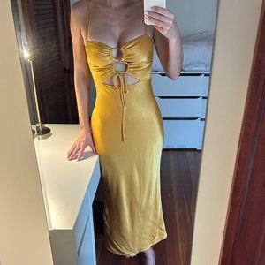 Shona Joy yellow dress